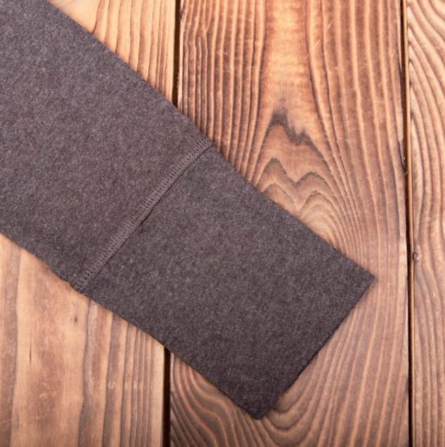 Pike Brothers1927 Henley Shirt manches longues brown melangeHenleyBritish Parts Luzern