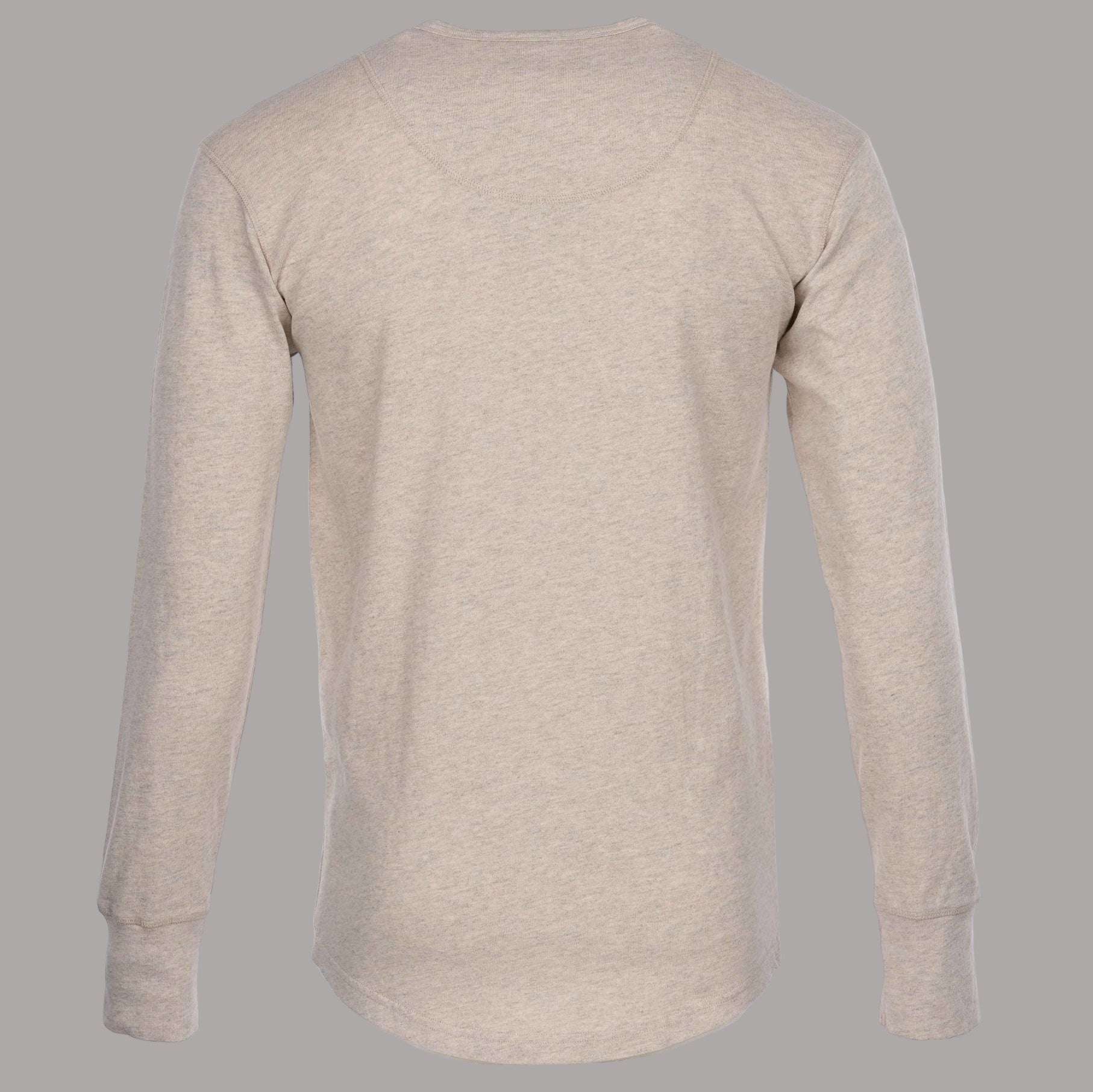 Pike Brothers1927 Chemise Henley manches longues écru mélangéHenleyBritish Parts Luzern