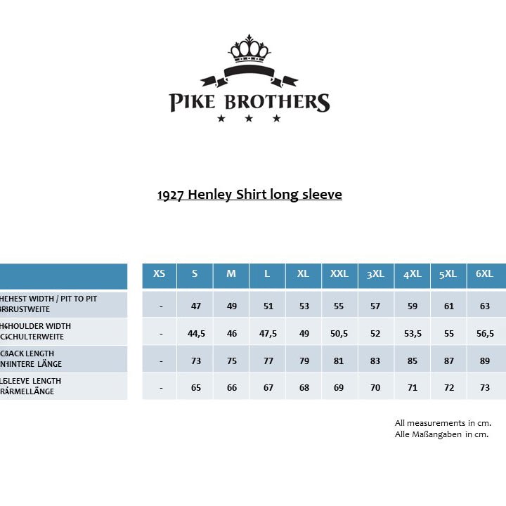 Pike Brothers1927 Chemise Henley manches longues écruHenleyBritish Parts Luzern