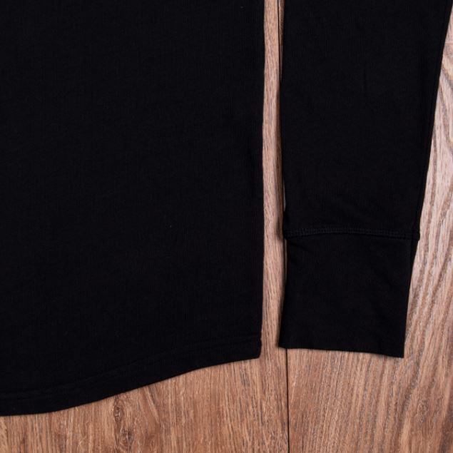 Pike Brothers1927 Chemise Henley manches longues noir terneHenleyBritish Parts Luzern