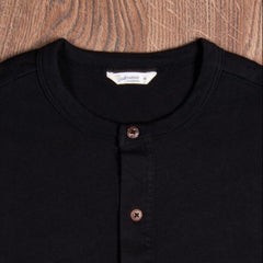 Pike Brothers1927 Chemise Henley manches longues noir terneHenleyBritish Parts Luzern