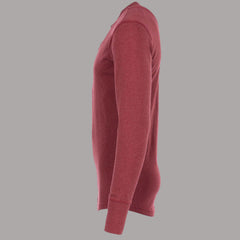 Pike Brothers1927 Chemise Henley à manches longues grenat rougeHenleyBritish Parts Luzern