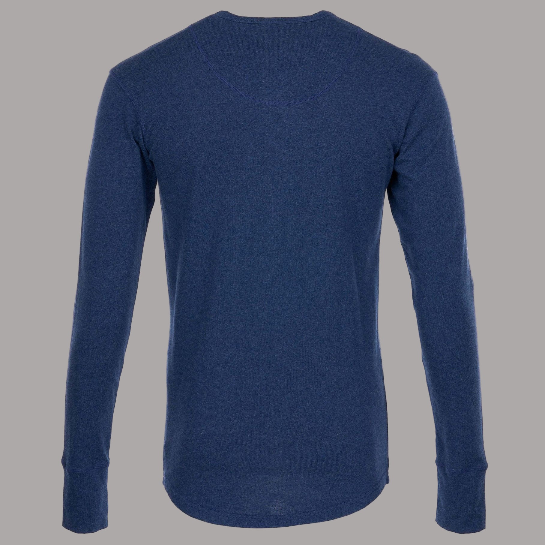 Pike Brothers1927 Chemise Henley à manches longues Indigo MelangeHenleyBritish Parts Luzern