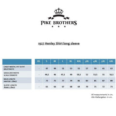 Pike Brothers1927 Chemise Henley à manches longues Iron GreyHenleyBritish Parts Luzern