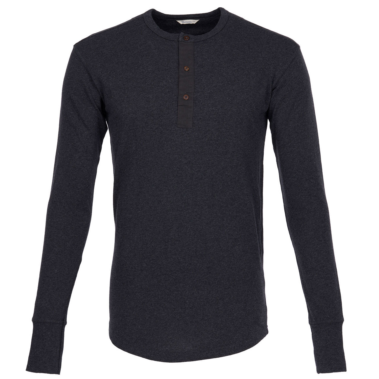 Pike Brothers1927 Chemise Henley à manches longues Iron GreyHenleyBritish Parts Luzern