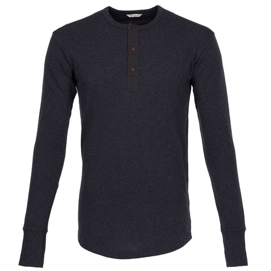 Pike Brothers1927 Chemise Henley à manches longues Iron GreyHenleyBritish Parts Luzern