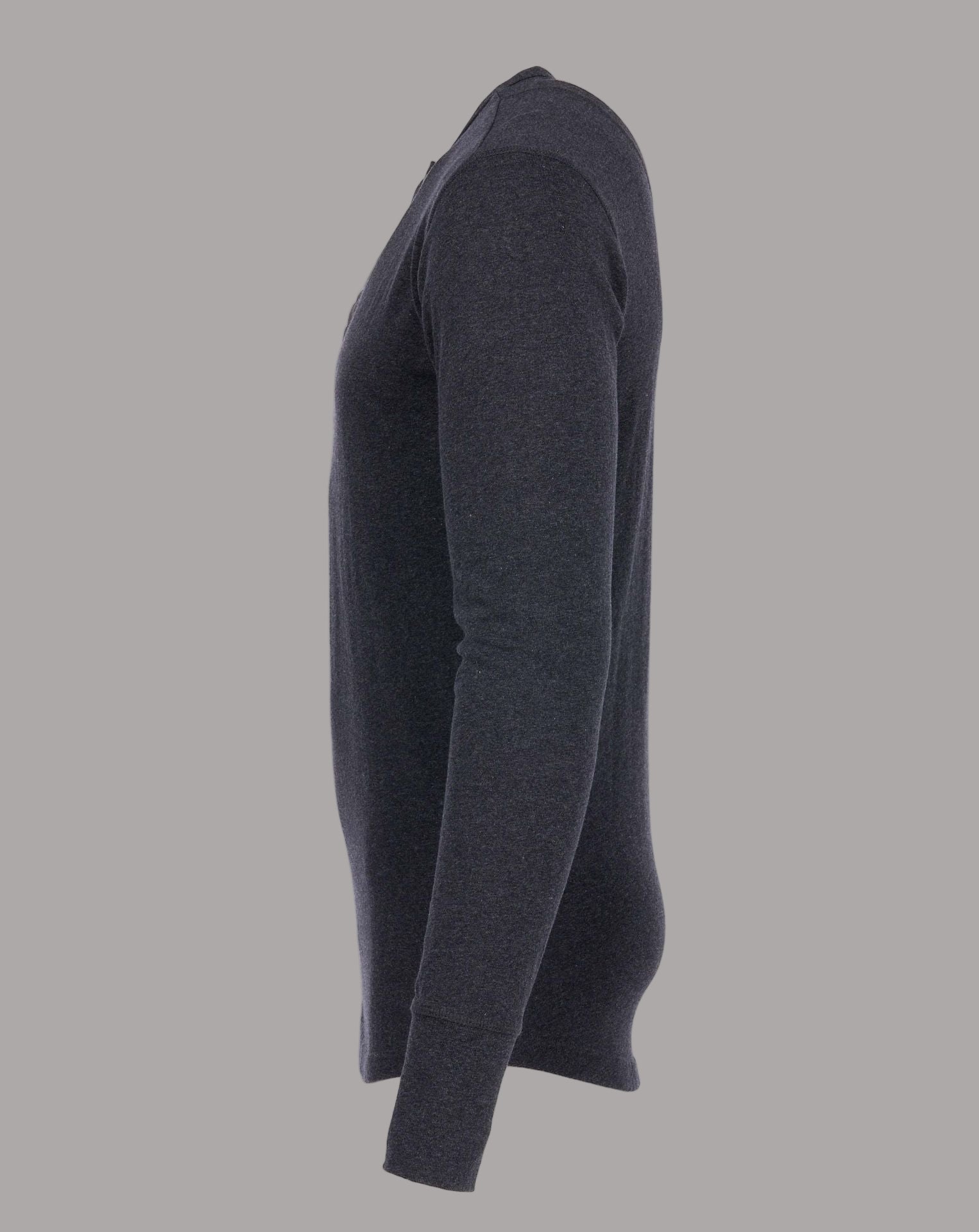 Pike Brothers1927 Chemise Henley à manches longues Iron GreyHenleyBritish Parts Luzern