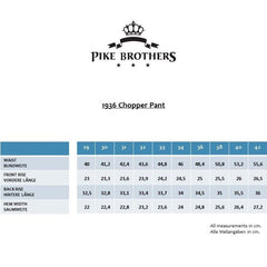 Pike Brothers1936 Chopper Pant Alcatraz WhitePantalonsBritish Parts Luzern