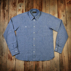 Pike Brothers1937 Roamer Shirt blue chambreyChemiseBritish Parts Lucerne