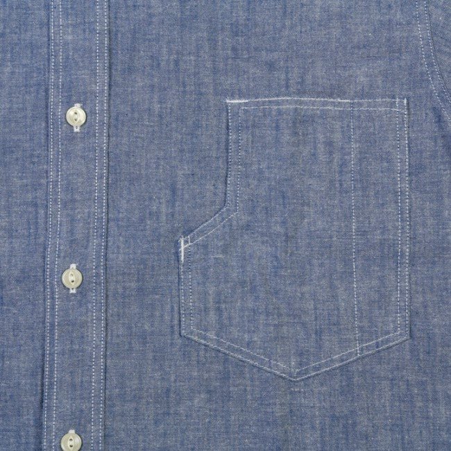 Pike Brothers1937 Roamer Shirt blue chambreyChemiseBritish Parts Lucerne