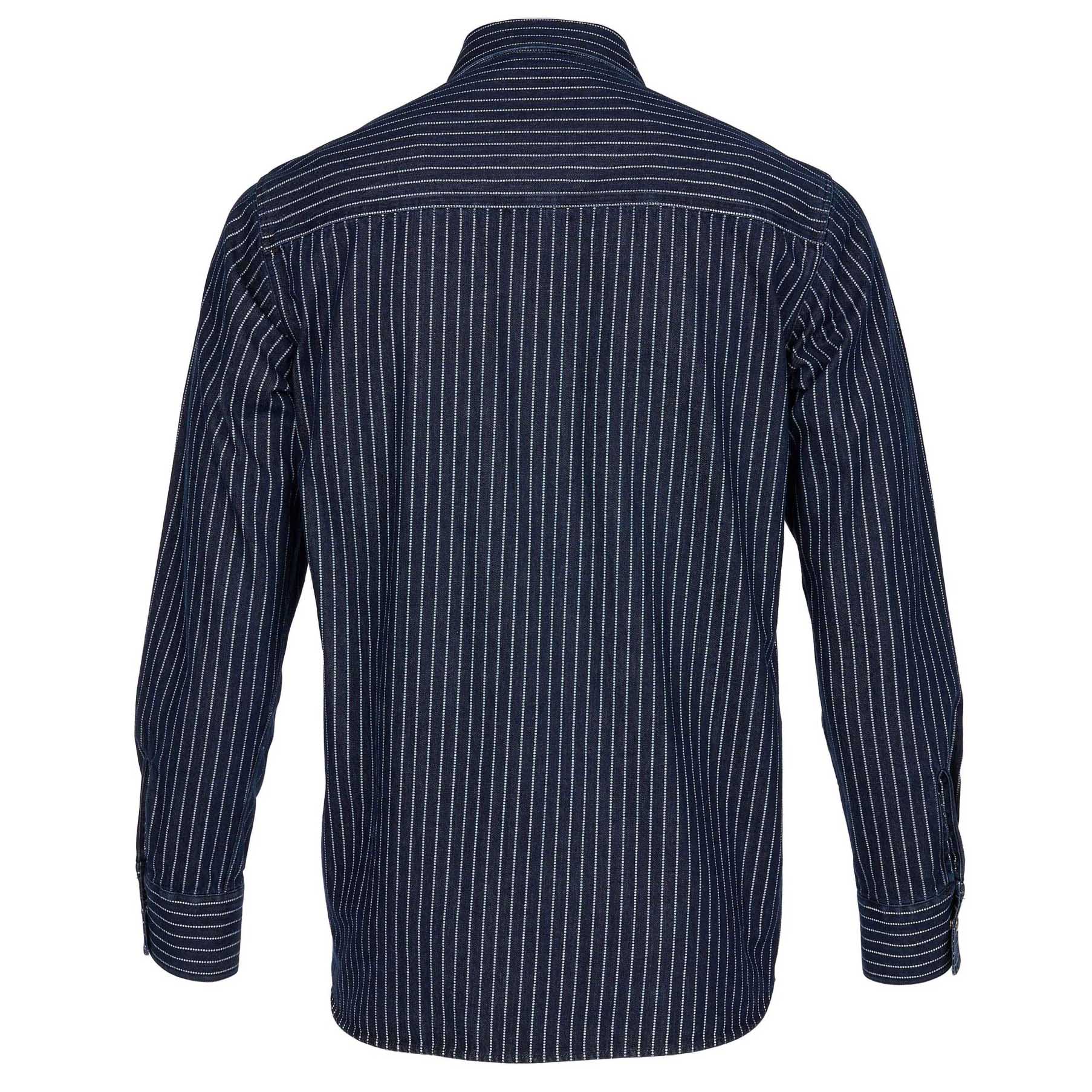 Pike Brothers1937 Roamer Shirt Blue Wabash DenimChemiseBritish Parts Lucerne