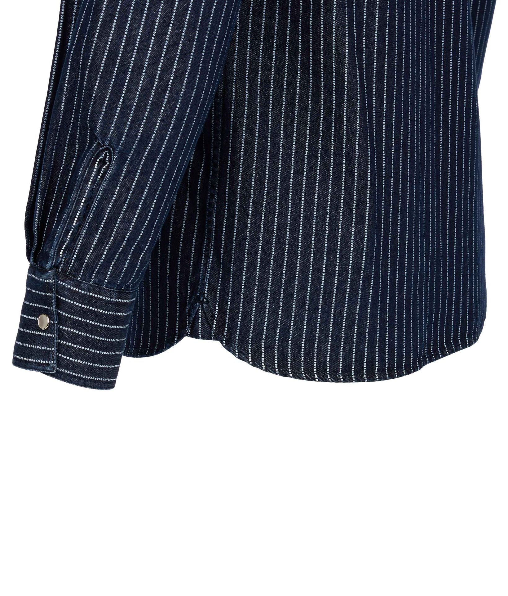 Pike Brothers1937 Roamer Shirt Blue Wabash DenimChemiseBritish Parts Lucerne