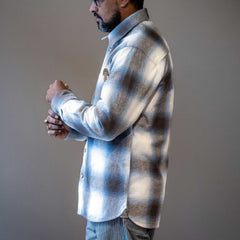 Pike Brothers1937 Roamer Shirt Danville BlueChemiseBritish Parts Luzern