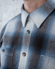 Pike Brothers1937 Roamer Shirt Danville BlueChemiseBritish Parts Luzern