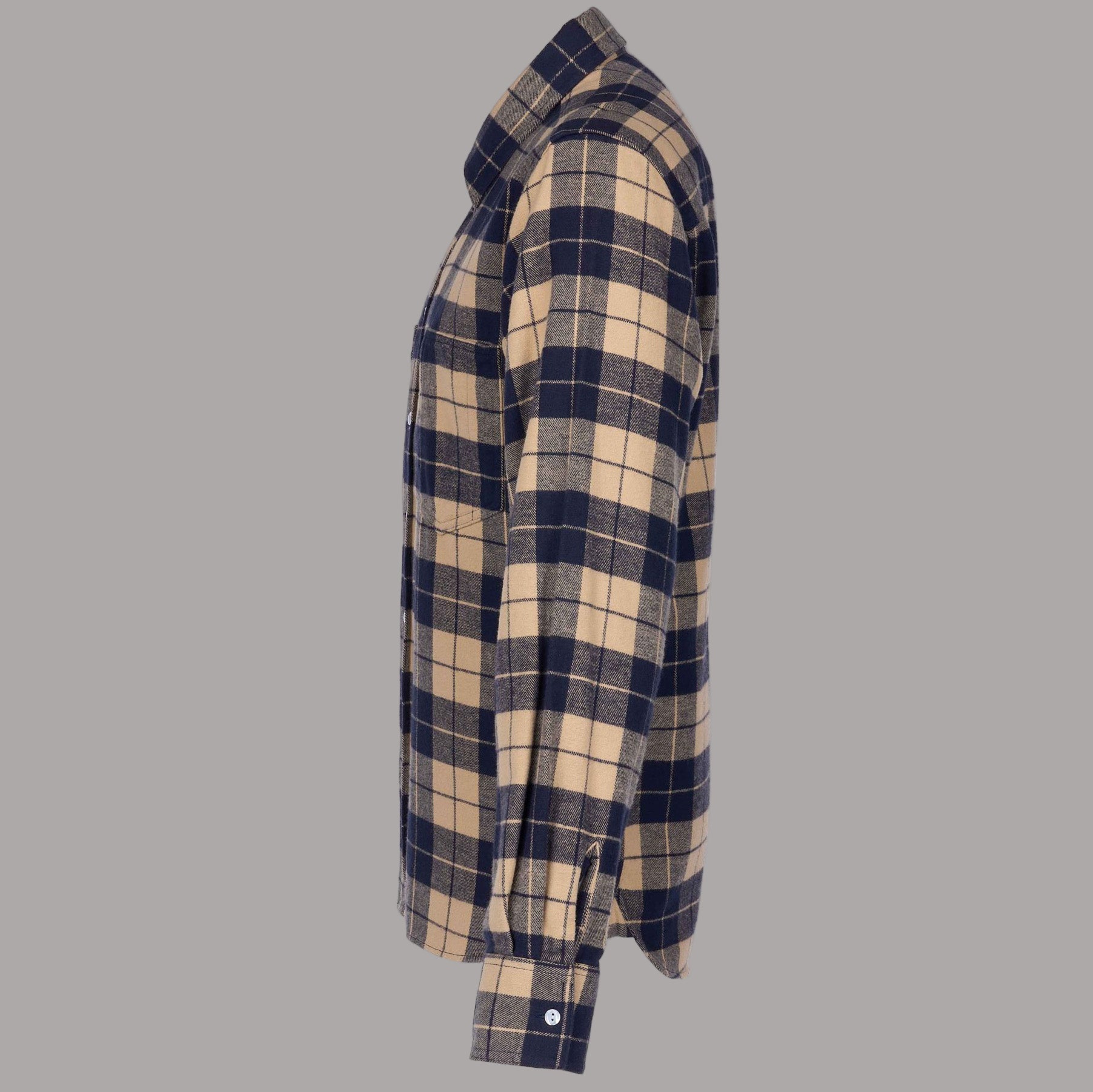 Pike Brothers1937 Roamer Shirt Flannel BlueChemiseBritish Parts Luzern