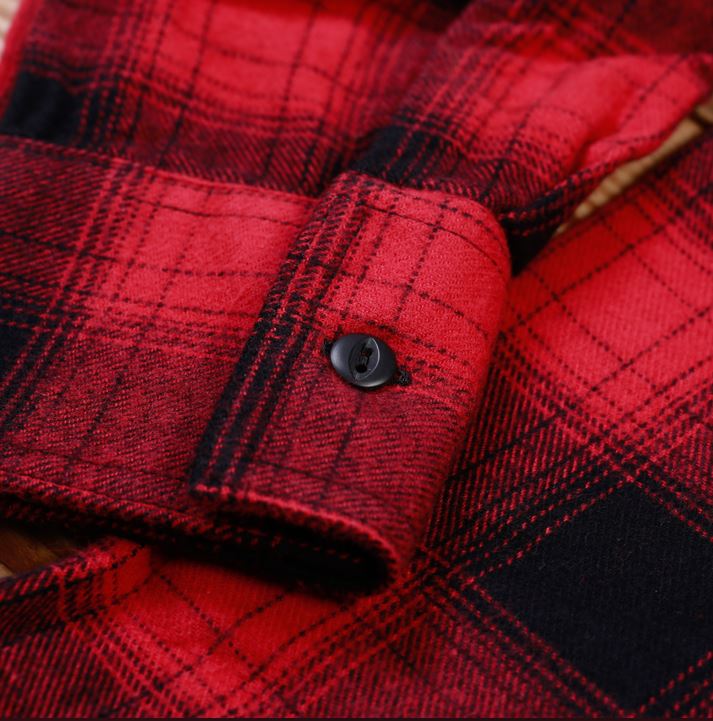 Pike Brothers1937 Roamer Shirt Flannel Red CheckChemiseBritish Parts Luzern