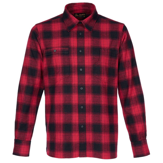 Pike Brothers1937 Roamer Shirt Flannel Red CheckChemiseBritish Parts Luzern