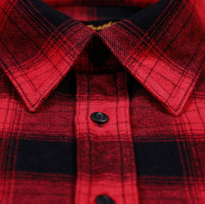 Pike Brothers1937 Roamer Shirt Flannel Red CheckChemiseBritish Parts Luzern