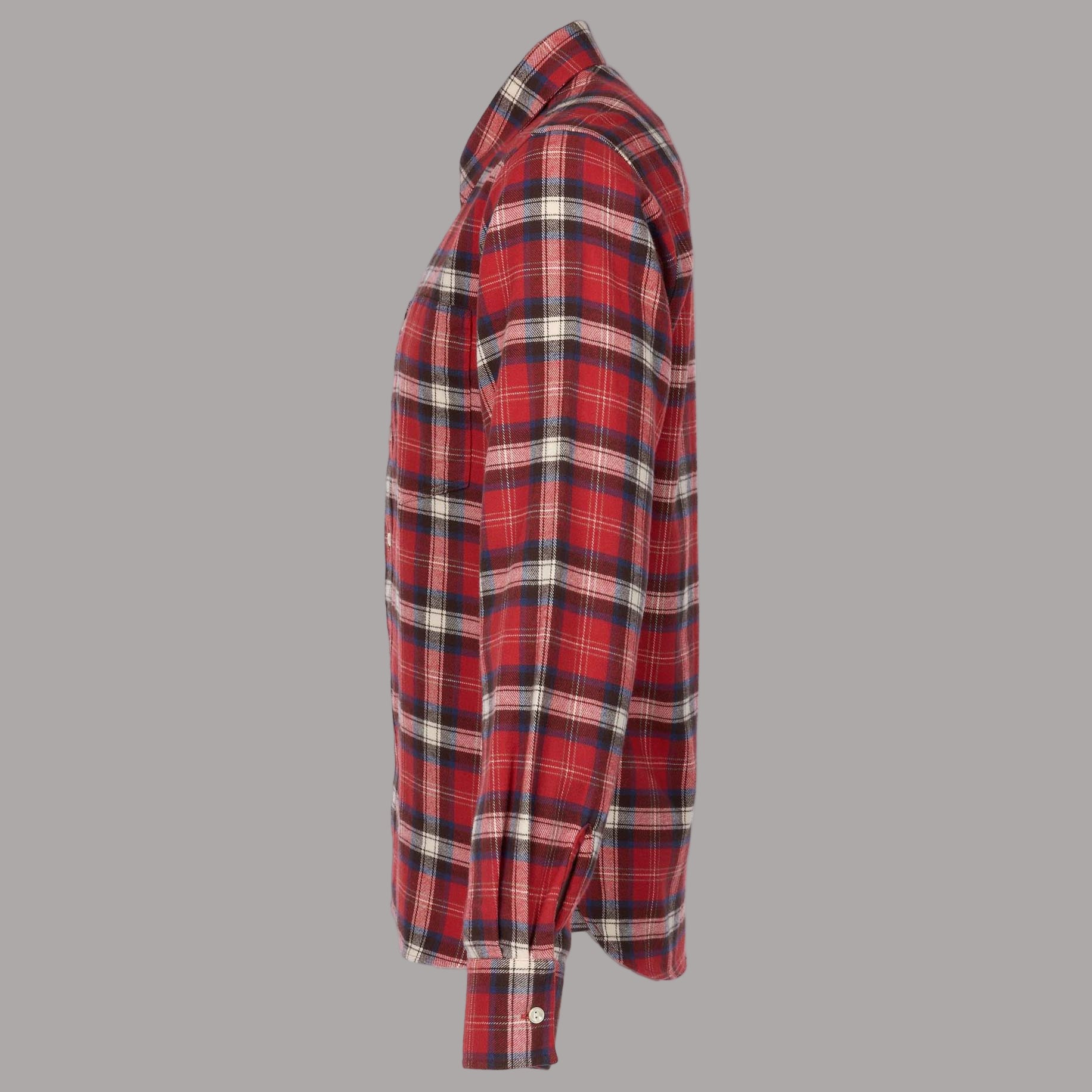 Pike Brothers1937 Roamer Shirt Flannel RedChemiseBritish Parts Luzern