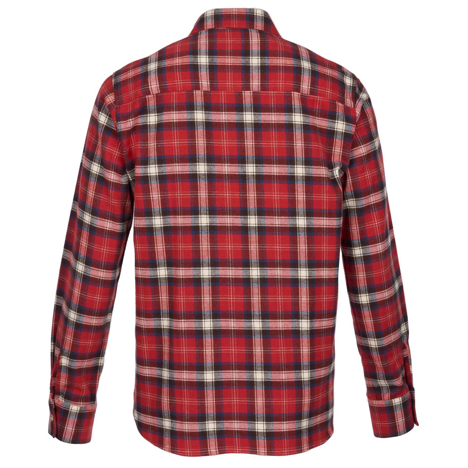 Pike Brothers1937 Roamer Shirt Flannel RedChemiseBritish Parts Luzern