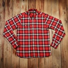 Pike Brothers1937 Roamer Shirt Flannel RedChemiseBritish Parts Luzern