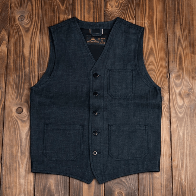 Pike Brothers1937 Roamer Vest 11oz MetalGiletsBritish Parts Luzern