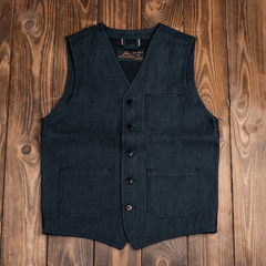 Pike Brothers1937 Roamer Vest 11oz MetalGiletsBritish Parts Luzern
