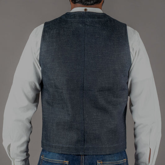 Pike Brothers1937 Roamer Vest 11oz MetalGiletsBritish Parts Luzern