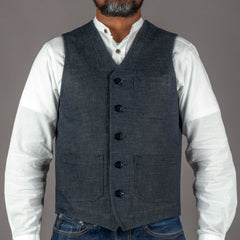 Pike Brothers1937 Roamer Vest 11oz MetalGiletsBritish Parts Luzern