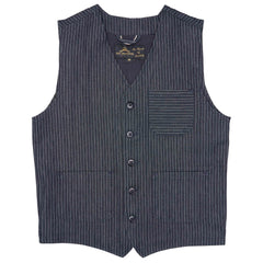 Pike Brothers1937 Roamer Vest Blue WabashGiletsBritish Parts Luzern