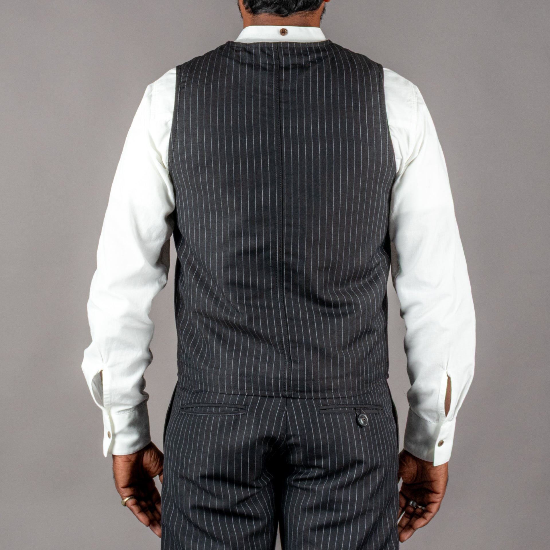 Pike Brothers1937 Roamer Vest Chicago BlackGiletsBritish Parts Luzern