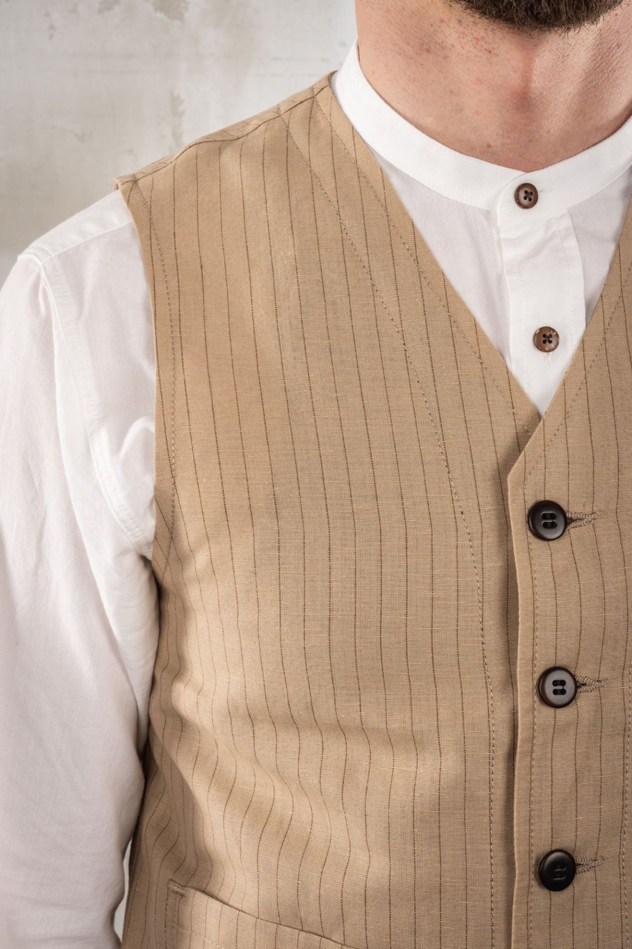 Pike Brothers1937 Roamer Vest Chicago SandGiletsBritish Parts Luzern