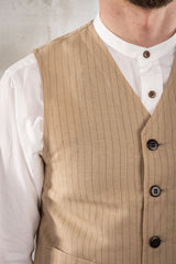 Pike Brothers1937 Roamer Vest Chicago SandGiletsBritish Parts Luzern