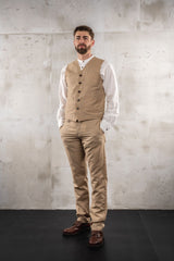 Pike Brothers1937 Roamer Vest Chicago SandGiletsBritish Parts Luzern