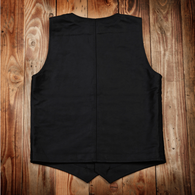 Pike Brothers1937 Roamer Vest Elephant Skin BlackGiletsBritish Parts Luzern