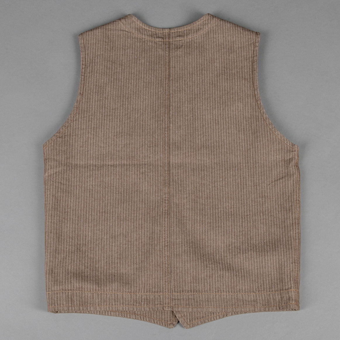 Pike Brothers1937 Roamer Vest HBT BrownGiletsBritish Parts Luzern