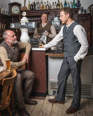 Pike Brothers1937 Roamer Vest Smoke greyGiletsBritish Parts Luzern