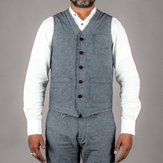 Pike Brothers1937 Roamer Vest Smoke greyGiletsBritish Parts Luzern