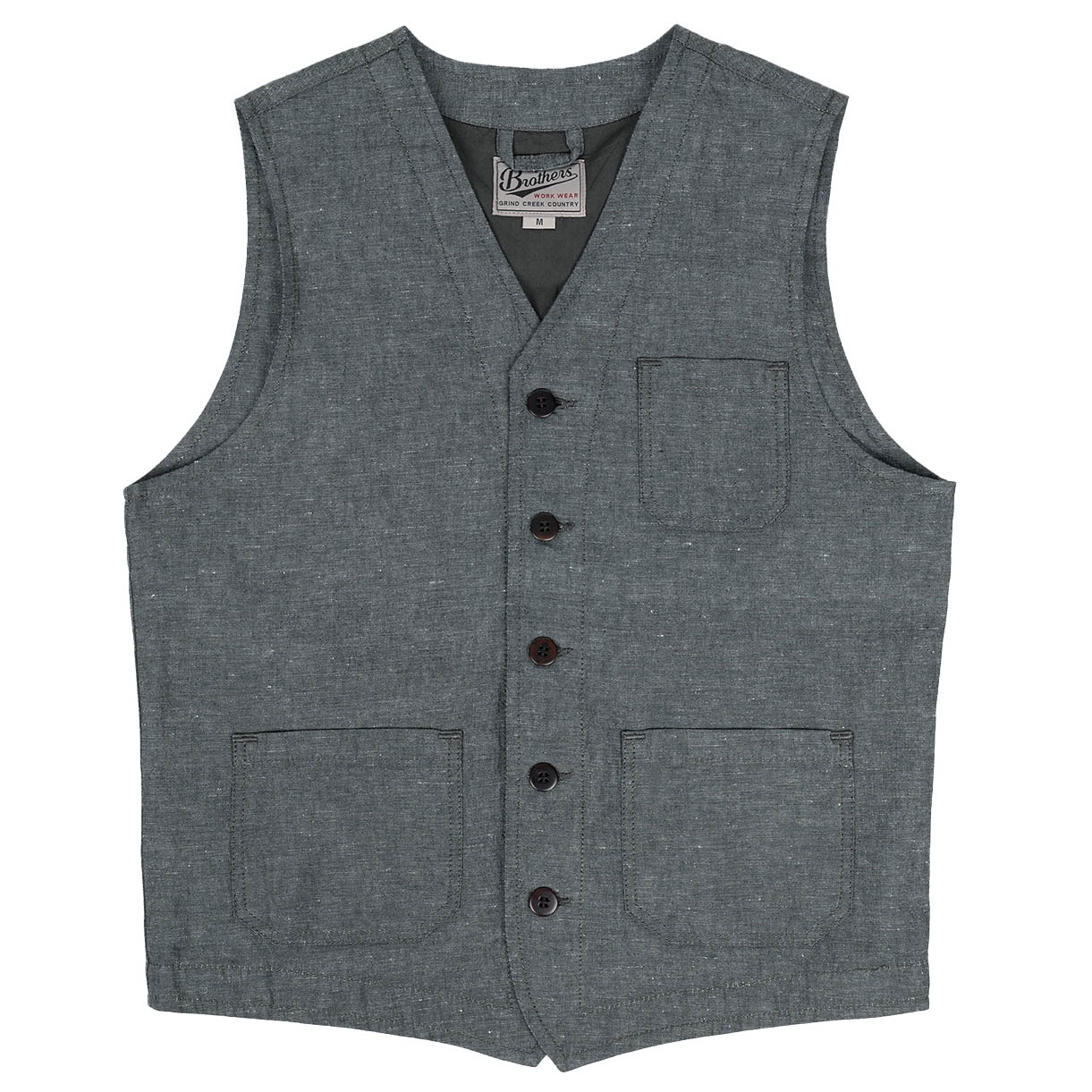 Pike Brothers1937 Roamer Vest Smoke greyGiletsBritish Parts Luzern