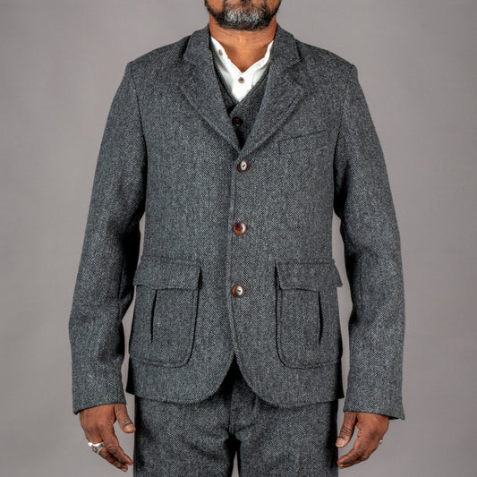 Pike Brothers1938 Cricketeer Jacket Dundee greyVestesBritish Parts Luzern