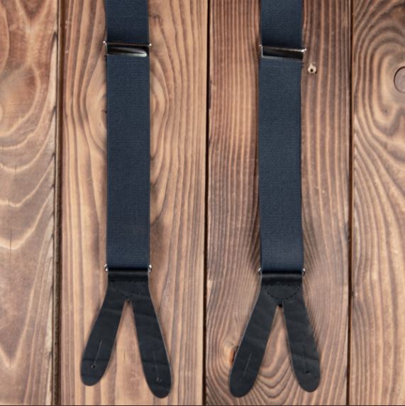 Pike Brothers1938 Special bretelles gris foncéBretellesBritish Parts Luzern