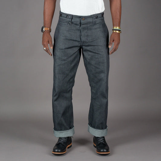 Pike Brothers1942 Hunting Pant Blue Wabash 13ozPantalonsBritish Parts Luzern