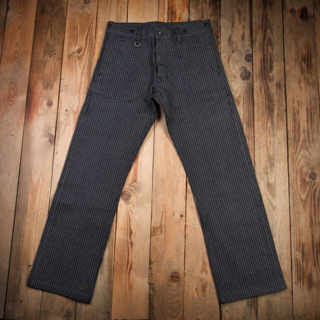 Pike Brothers1942 Hunting Pant Blue Wabash 13ozPantalonsBritish Parts Luzern