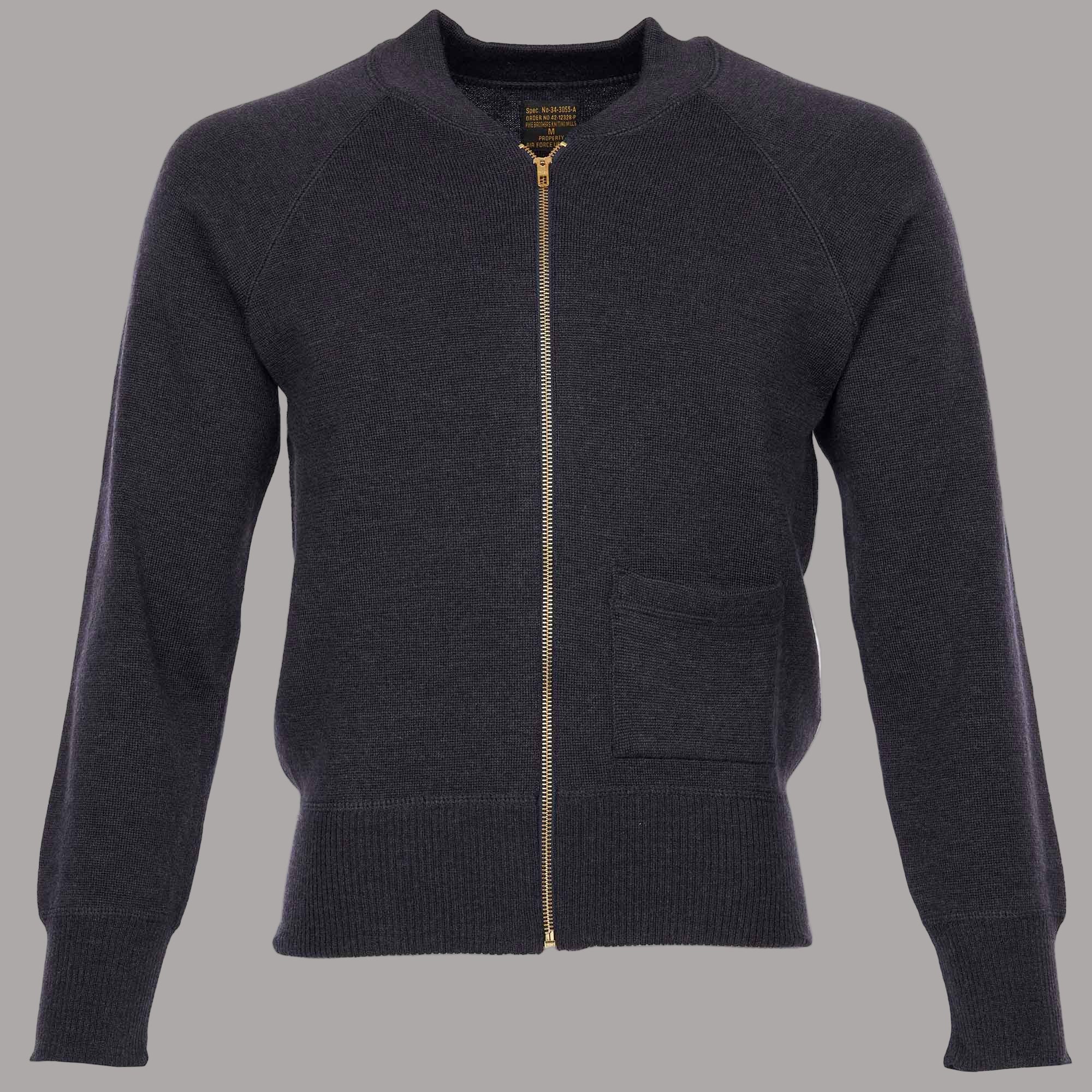 Pike Brothers1943 Sweater C2 greyBritish Parts Luzern