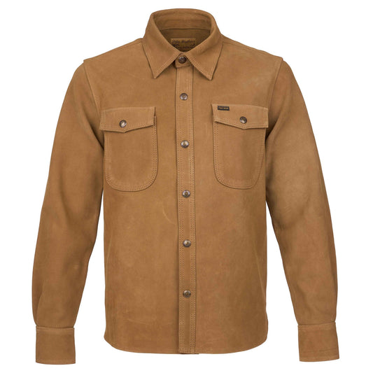 Pike Brothers1943 CPO Chemise en cuir Mulholland brownChemiseBritish Parts Lucerne