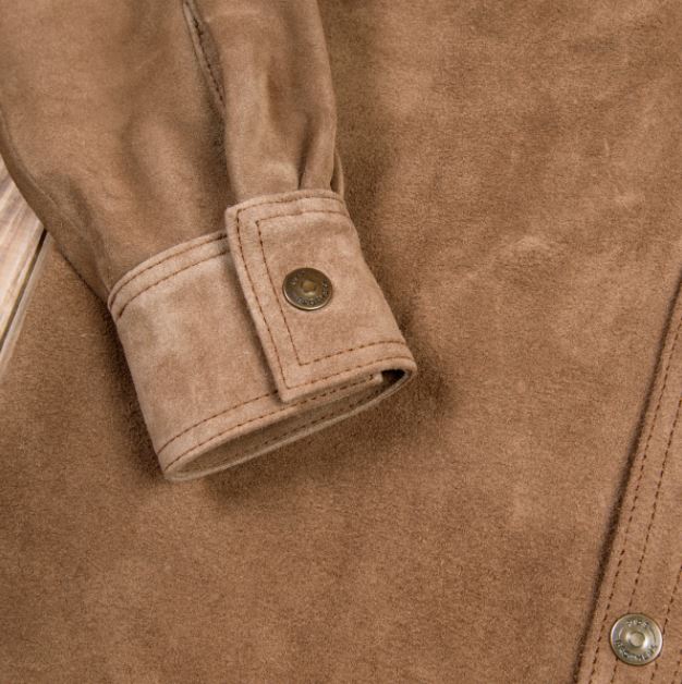 Pike Brothers1943 CPO Chemise en cuir Mulholland brownChemiseBritish Parts Lucerne