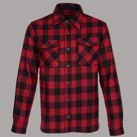 Pike Brothers1943 CPO Shirt Otsego RedChemiseBritish Parts Lucerne