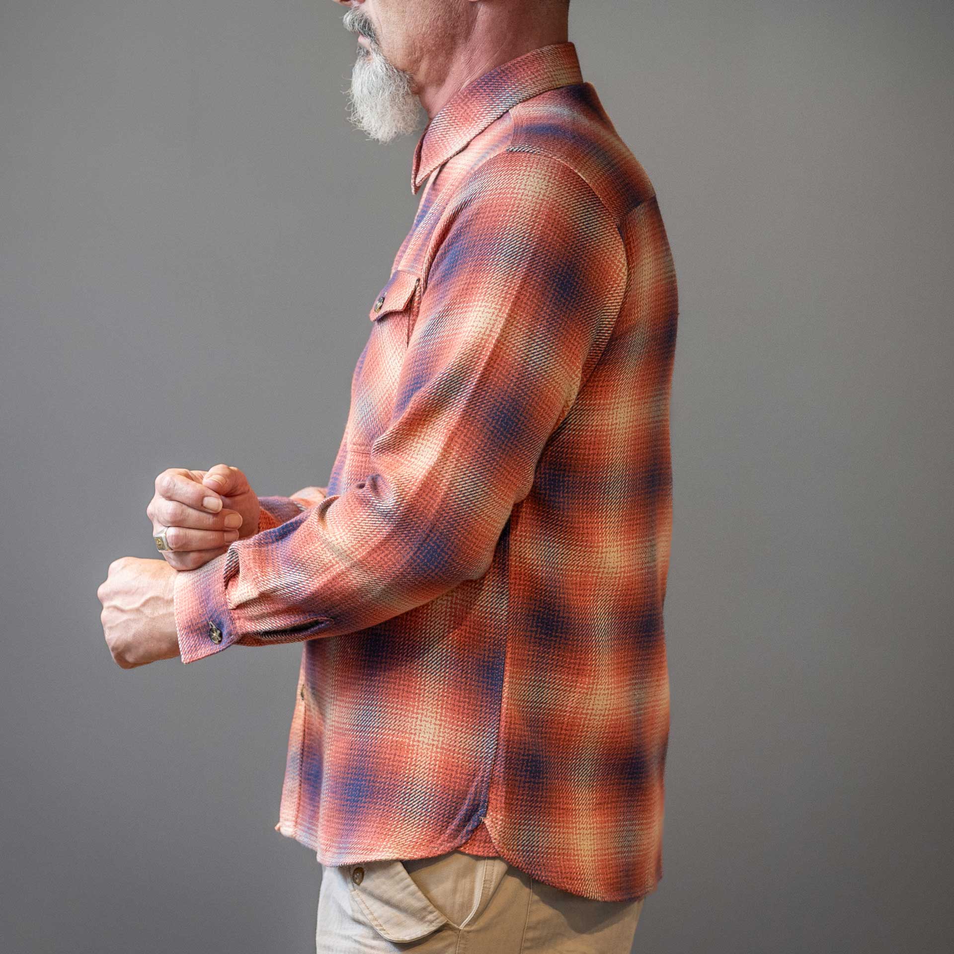 Pike Brothers1943 CPO Shirt Tahoe RedChemiseBritish Parts Lucerne