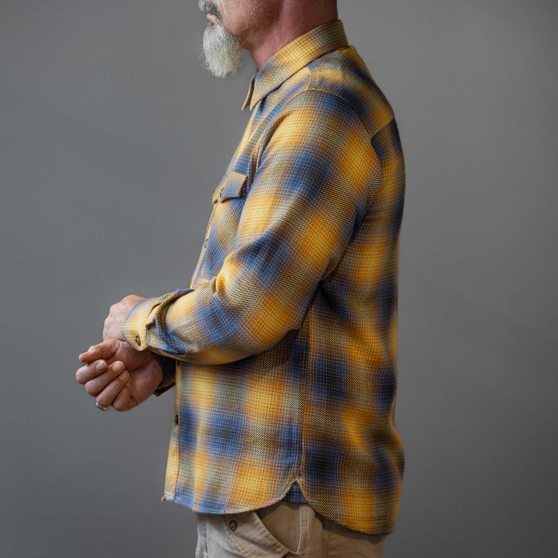 Pike Brothers1943 CPO Shirt Tahoe YellowChemiseBritish Parts Lucerne