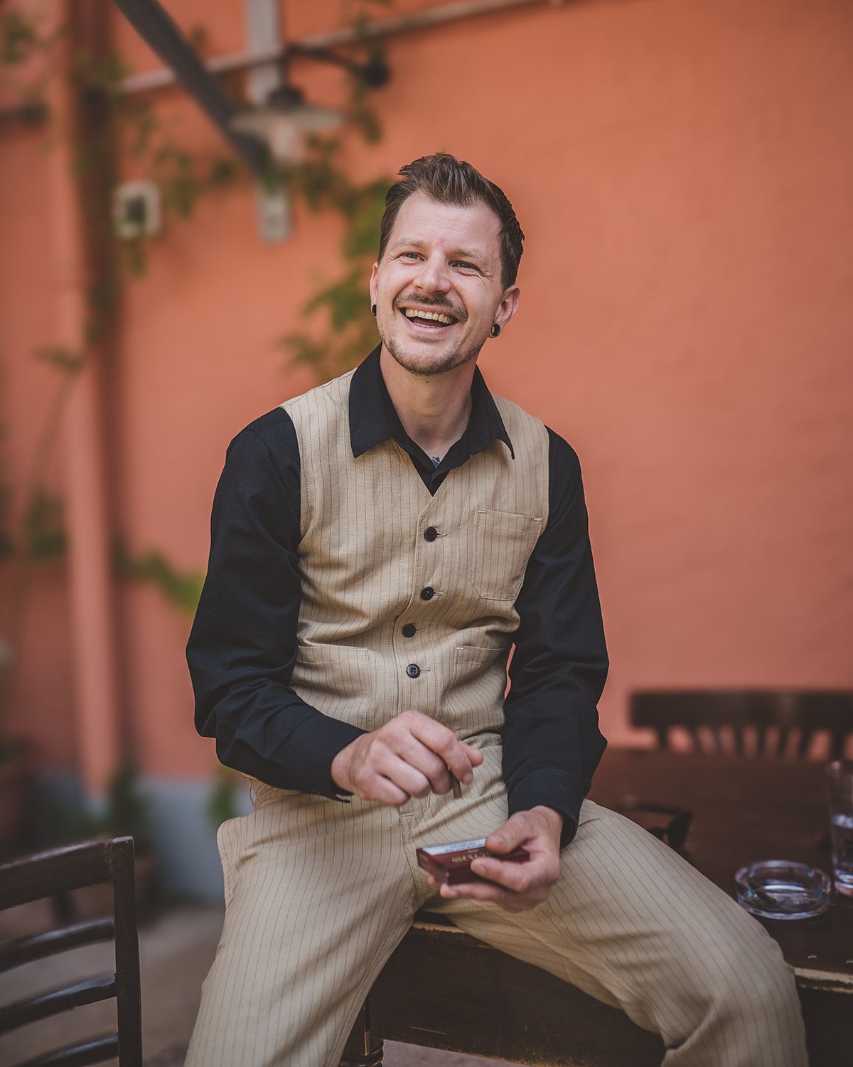 Pike Brothers1947 Albatros Shirt Black ChambrayChemiseBritish Parts Lucerne